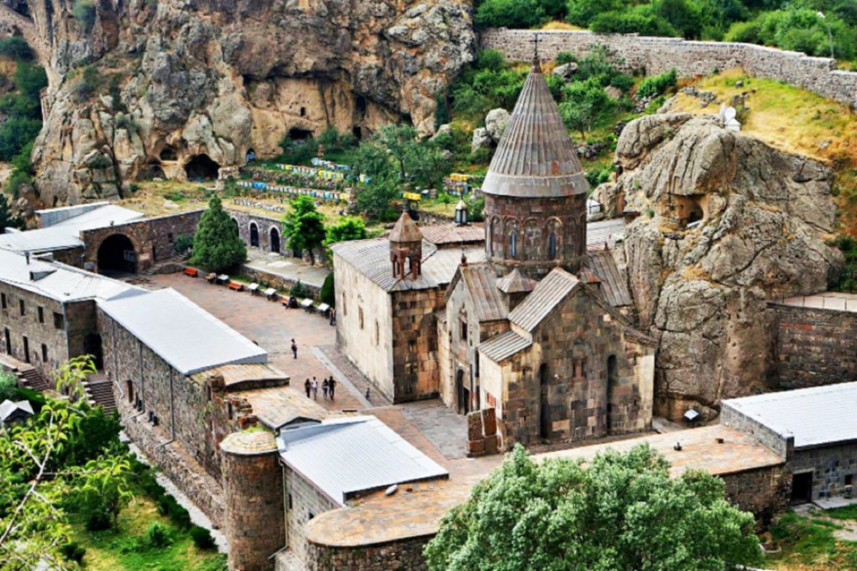 Geghard Aerial View