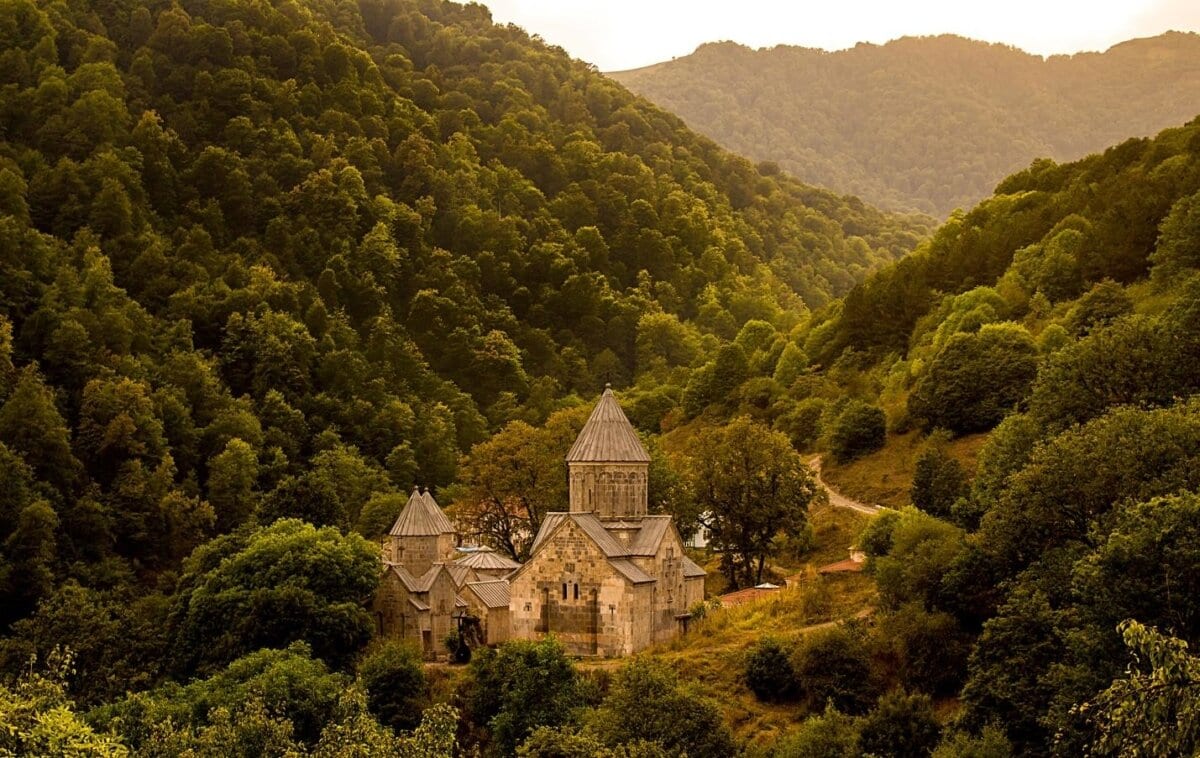 Haghartsin at Sunset
